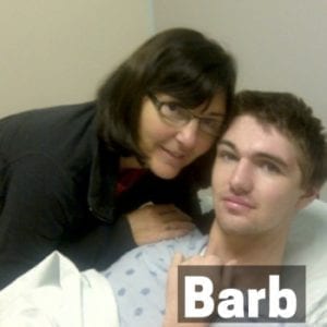 Barb and her son Chris