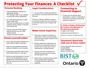 Protecting your finances: a checklist