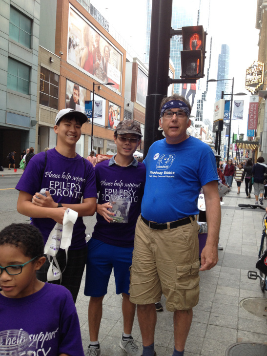 Rob with Buskerfest volunteers