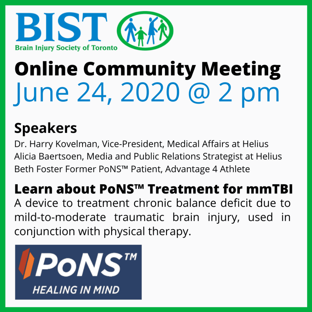 Pons Treatment Community Meeting