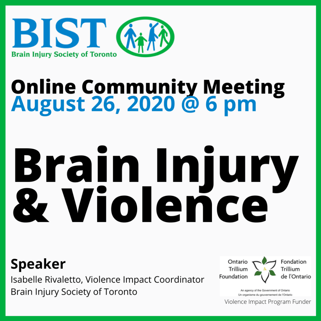 Brain Injury & Violence Community Meeting